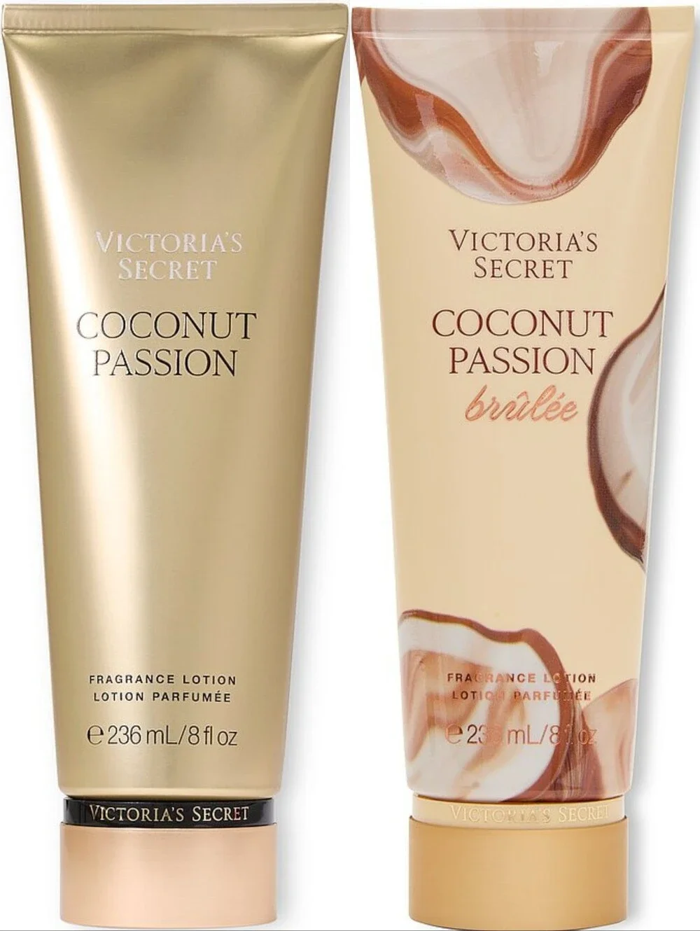 Victoria's Secret Coconut Passion & Coconut Passion Brûlée Fragrance Body Lotion